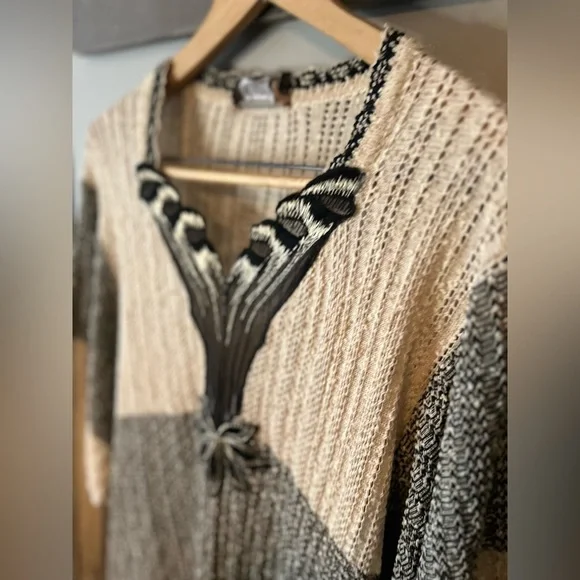 Vintage 70s Dress / tricots de Paris - Picture 14 of 16